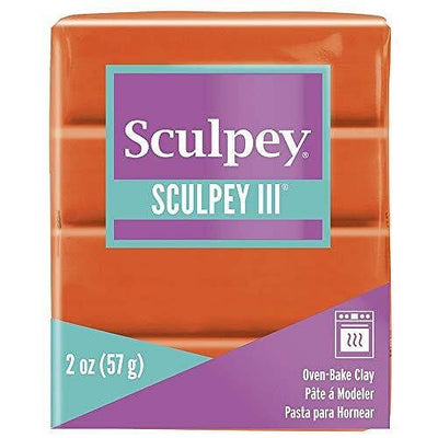 Sculpey III Polymer Clay Just Orange - Free Shipping 