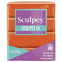 Sculpey III Polymer Clay Just Orange - Free Shipping