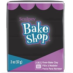 Sculpey Bake Shop Clay - Black 2oz - Free Shipping 