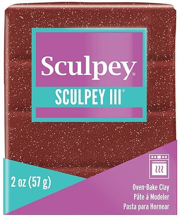 Sculpey Polymer Clay Garnet Glitter - Free Shipping