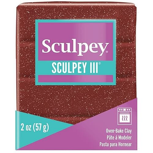 Sculpey Polymer Clay Garnet Glitter - Free Shipping