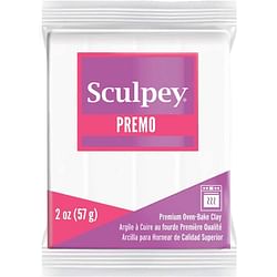 Premo Sculpey Polymer Clay 2oz White - Free Shipping