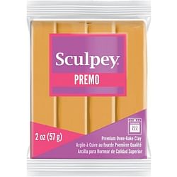 Sculpey Premo Mustard 2oz - Free Shipping