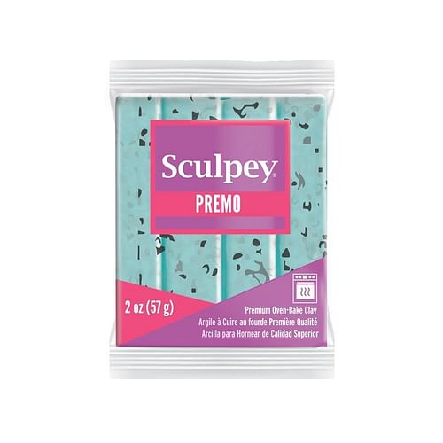 Premo Sculpey Clay Turquoise Granite 2oz - Free Shipping