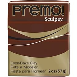 Premo! Polymer Clay 2oz Burnt Umber - Free Shipping