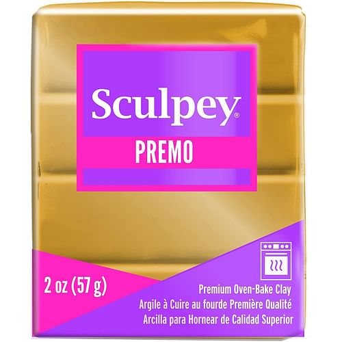 Premo Sculpey Polymer Clay 18K Gold Color - Free Shipping