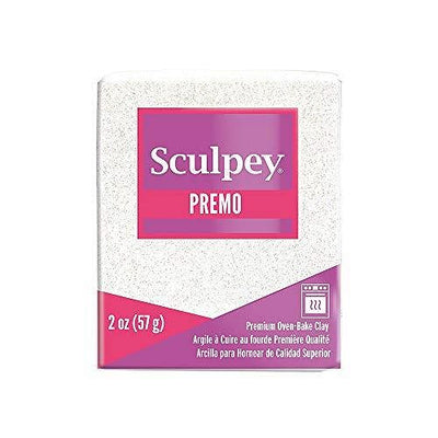 Sculpey Polymer Clay Frost White Glitter - Free Shipping 