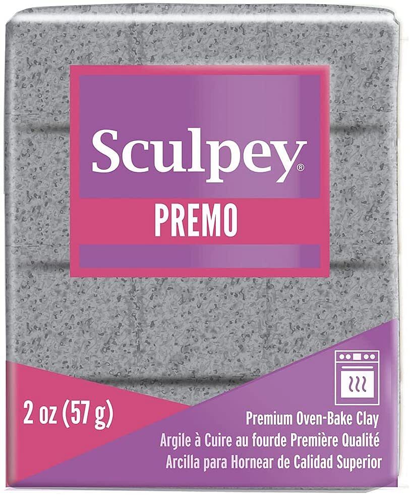 Sculpey Premo Polymer Clay Gray Granite - Free Shipping