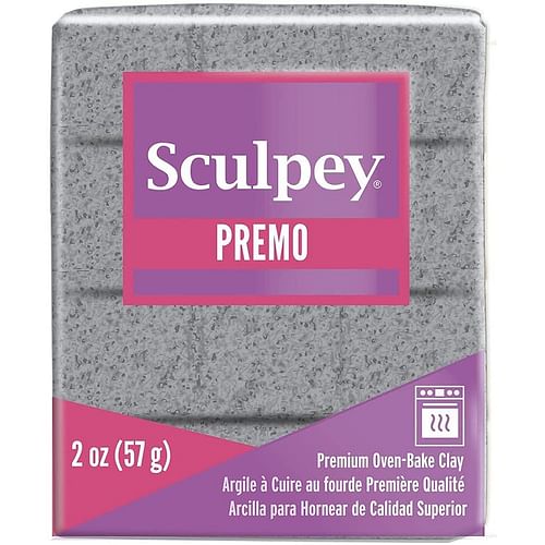 Sculpey Premo Polymer Clay Gray Granite - Free Shipping