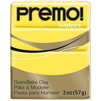 Sculpey Polyform Premo Zinc Yellow Hue - Free Shipping 