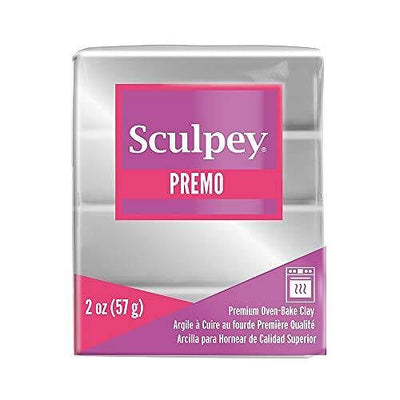 Sculpey Premo Polymer Clay Silver - Free Shipping 
