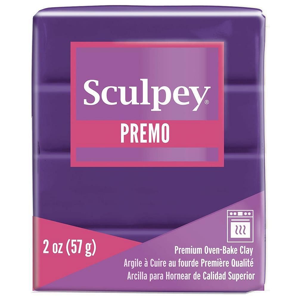 Premo Sculpey Polymer Clay 2 oz Purple - Free Shipping