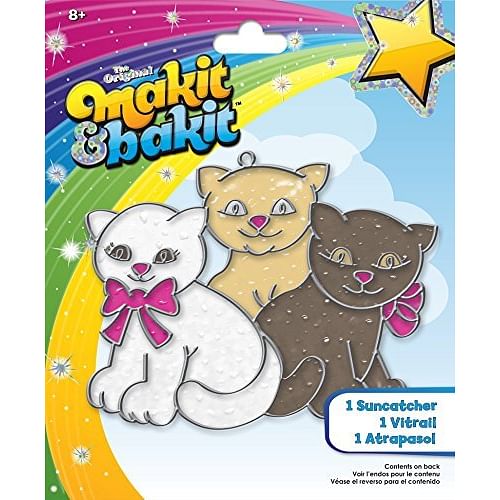 MaKit & BaKit Glittering Suncatcher Kit Kittens - Free Shipping