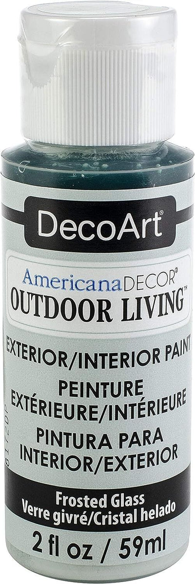 DecoArt Outdoor Living 2oz Frosted Glass - Free Shipping 