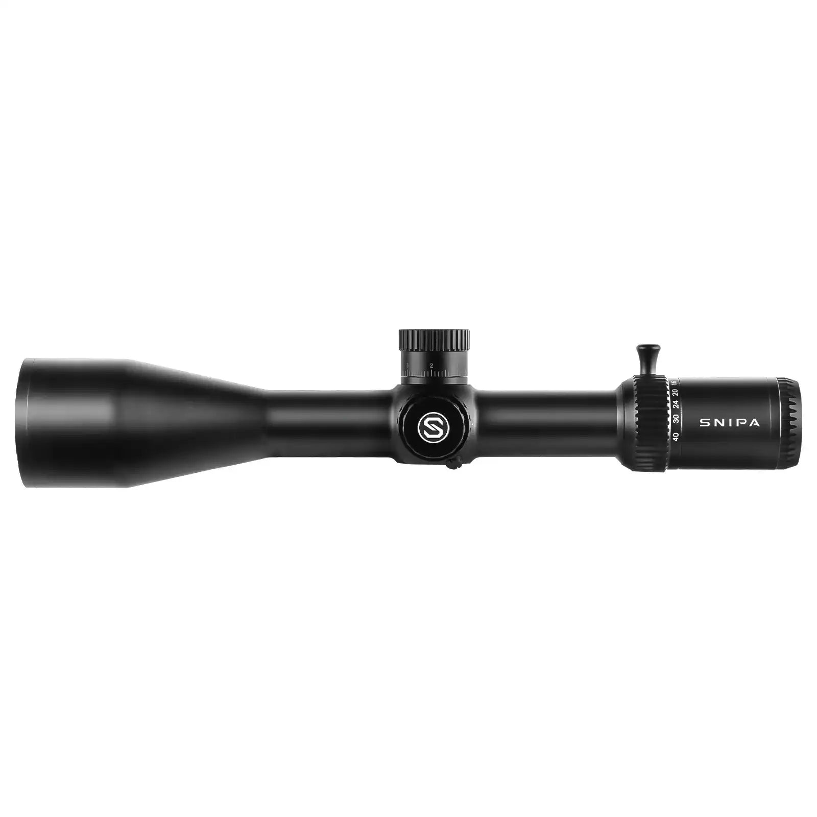 SNIPA™ Yukon Edge 4–40×56 FFP Rifle Scope – 34mm Tube, Illuminated MOA Reticle, 1/8 MOA Turrets, IPX7 Waterproof, NorthLine Mount + Focus Wheel