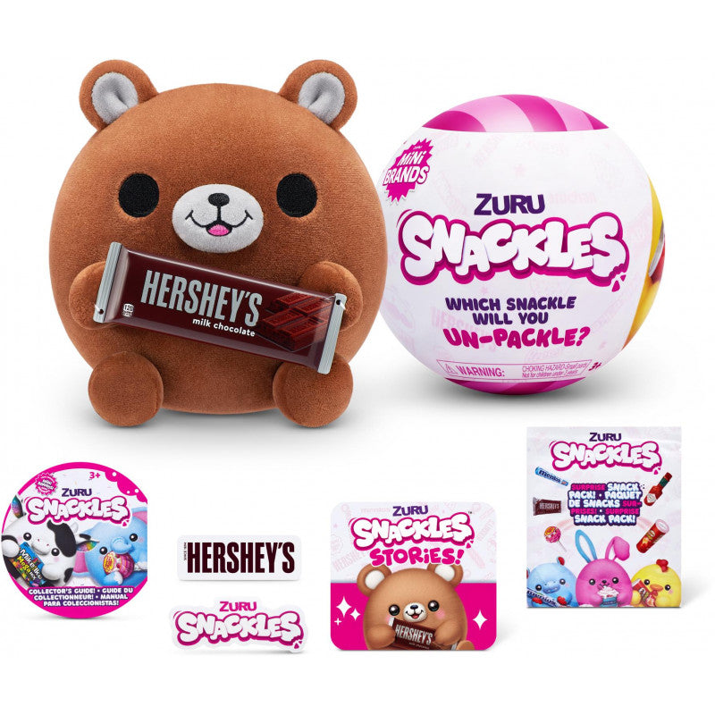 Snackles Small Sized 5.5 inch - Bear Hershey's 
