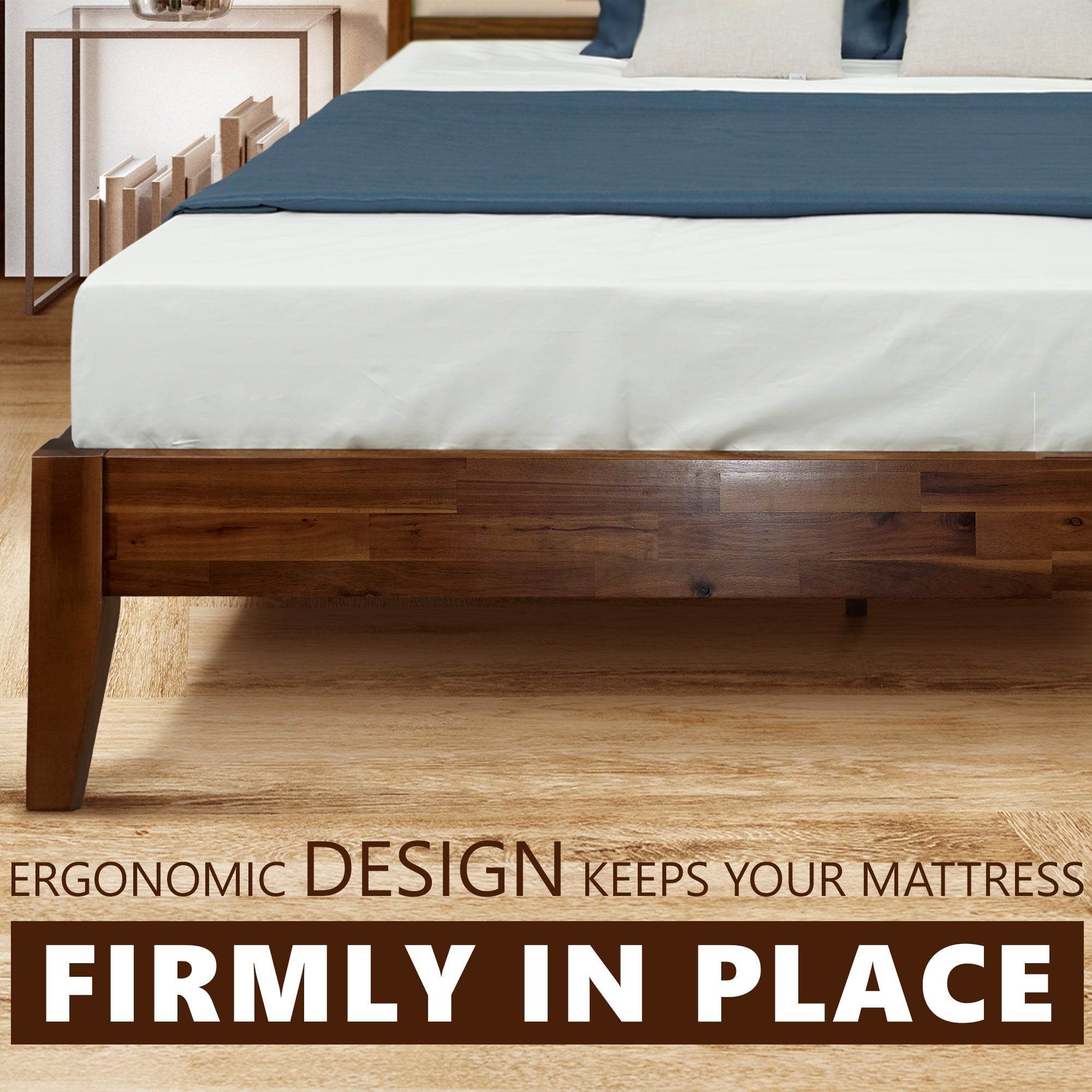 Emery Solid Wood Bed Frame 