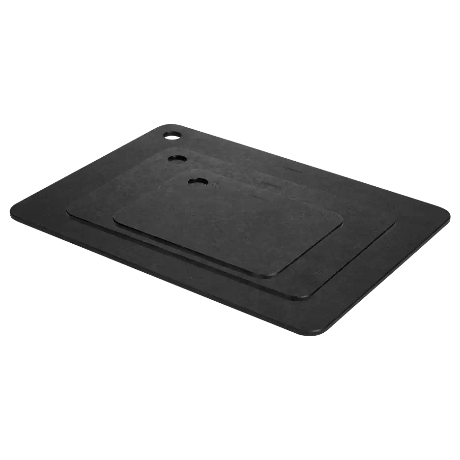 COMBEKK | Recycled Paper Cutting Board 20x30 cm Black | Made in Holland 