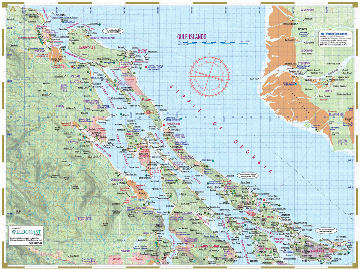501 Victoria/Gulf Islands Inside Passage Chart Assistant 