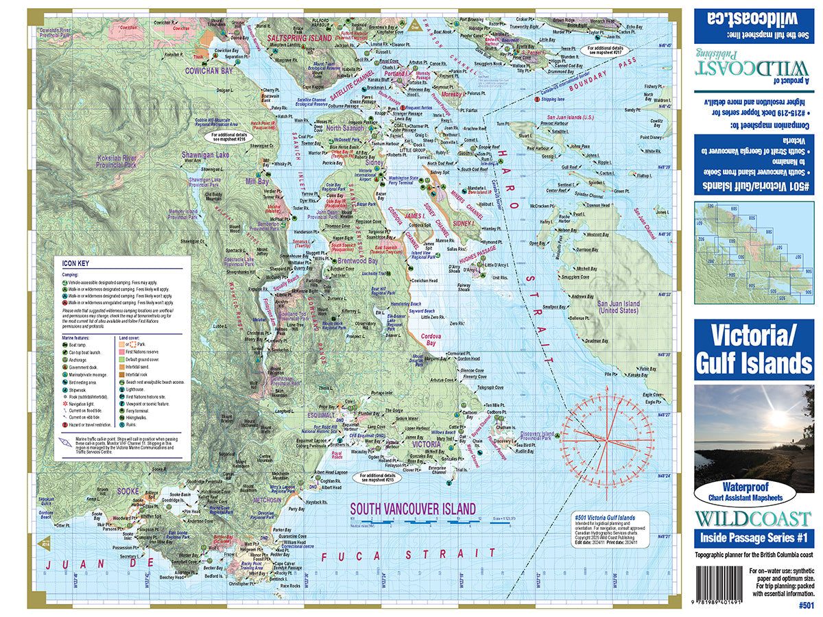 501 Victoria/Gulf Islands Inside Passage Chart Assistant 