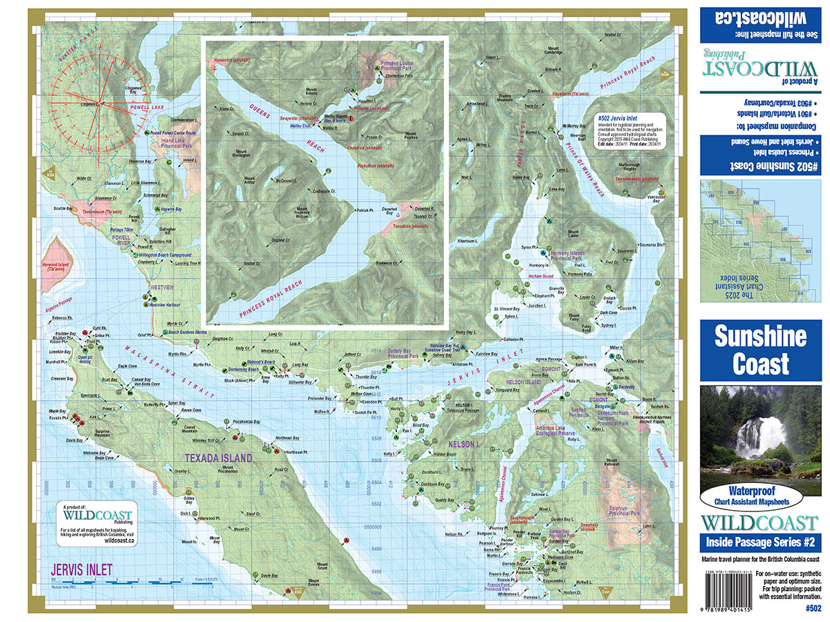502 Sunshine Coast Inside Passage Chart Assistant 