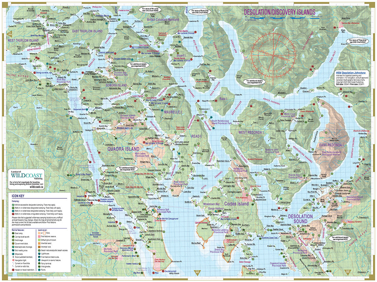 504 Desolation/Johnstone Inside Passage Chart Assistant 
