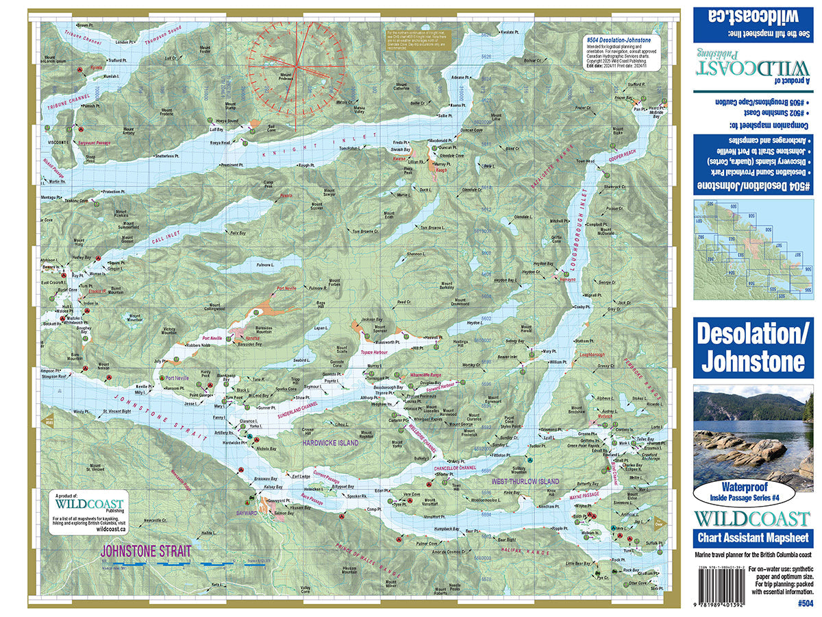 504 Desolation/Johnstone Inside Passage Chart Assistant 