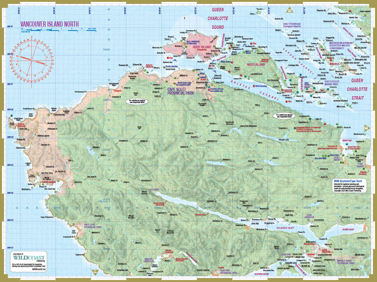 506 Quatsino/Cape Scott Outside Passage Chart Assistant 
