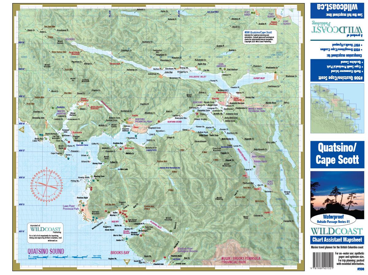 506 Quatsino/Cape Scott Outside Passage Chart Assistant 