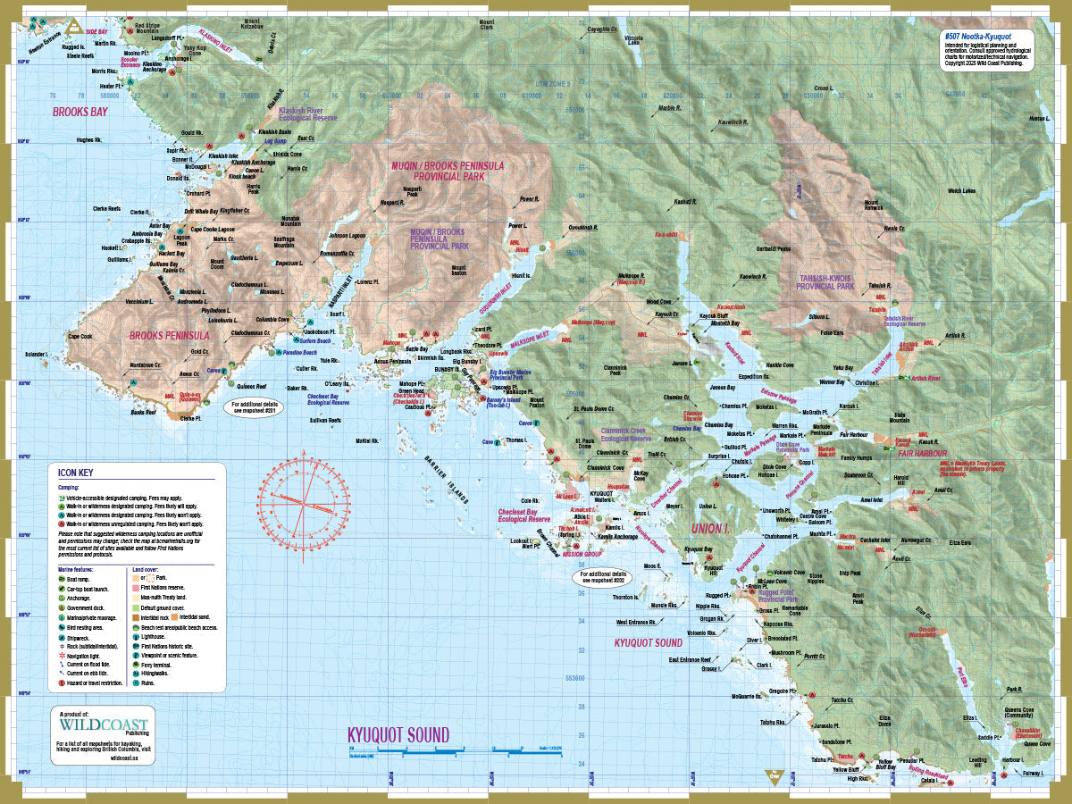 507 Nootka/Kyuquot Outside Passage Chart Assistant 