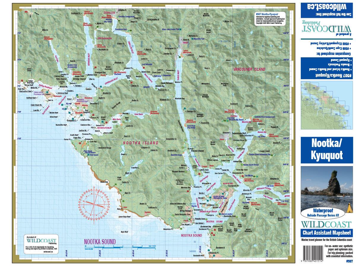 507 Nootka/Kyuquot Outside Passage Chart Assistant 