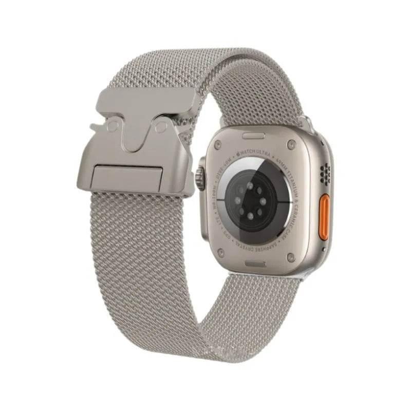 24mm Milan Titanium Watch Strap Suitable For Apple iwatch Smartwatch 