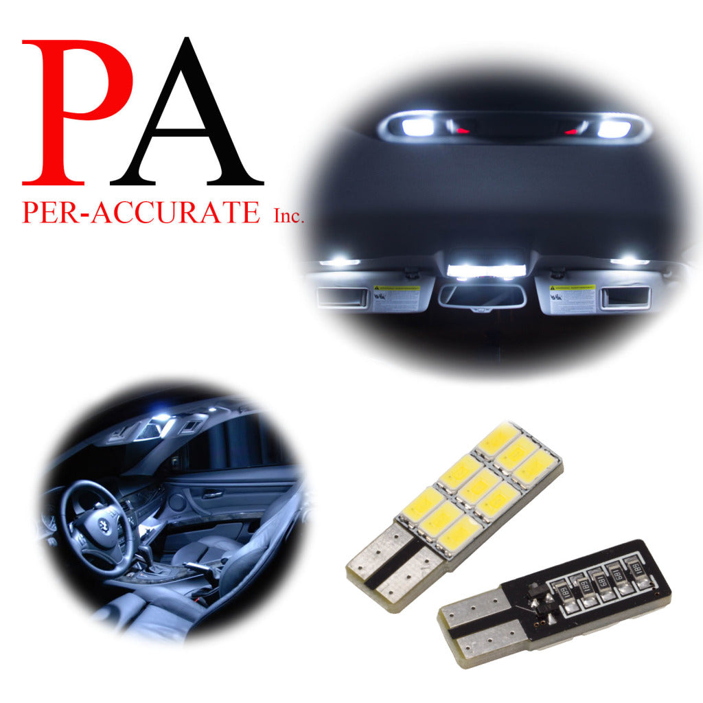 LED 9SMD 5630 Automotive T10 LED Bulbs For Interior, Trunk, Reading, Map, License Plate Light Bulb (Pack of 2 pcs) 