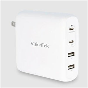 VisionTek 100W GaN II Power Adapter - 4 Port 