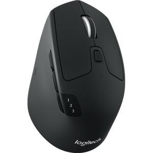 Logitech M720 Triathlon Multi-Device Wireless Mouse, Bluetooth, USB Unifying Receiver, 1000 DPI, 8 Buttons, 2-Year Battery, Compatible with Laptop, PC, Mac, iPadOS - Black 