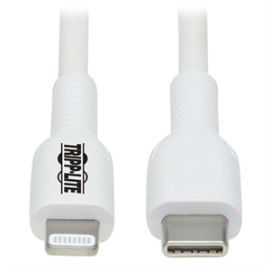 Tripp Lite by Eaton Safe-IT M102AB-02M-WH Lightning/USB-C Data Transfer Cable 