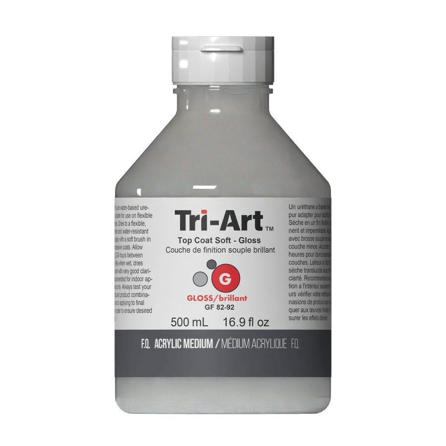 Tri-Art Mediums - Top Coat Soft Gloss 