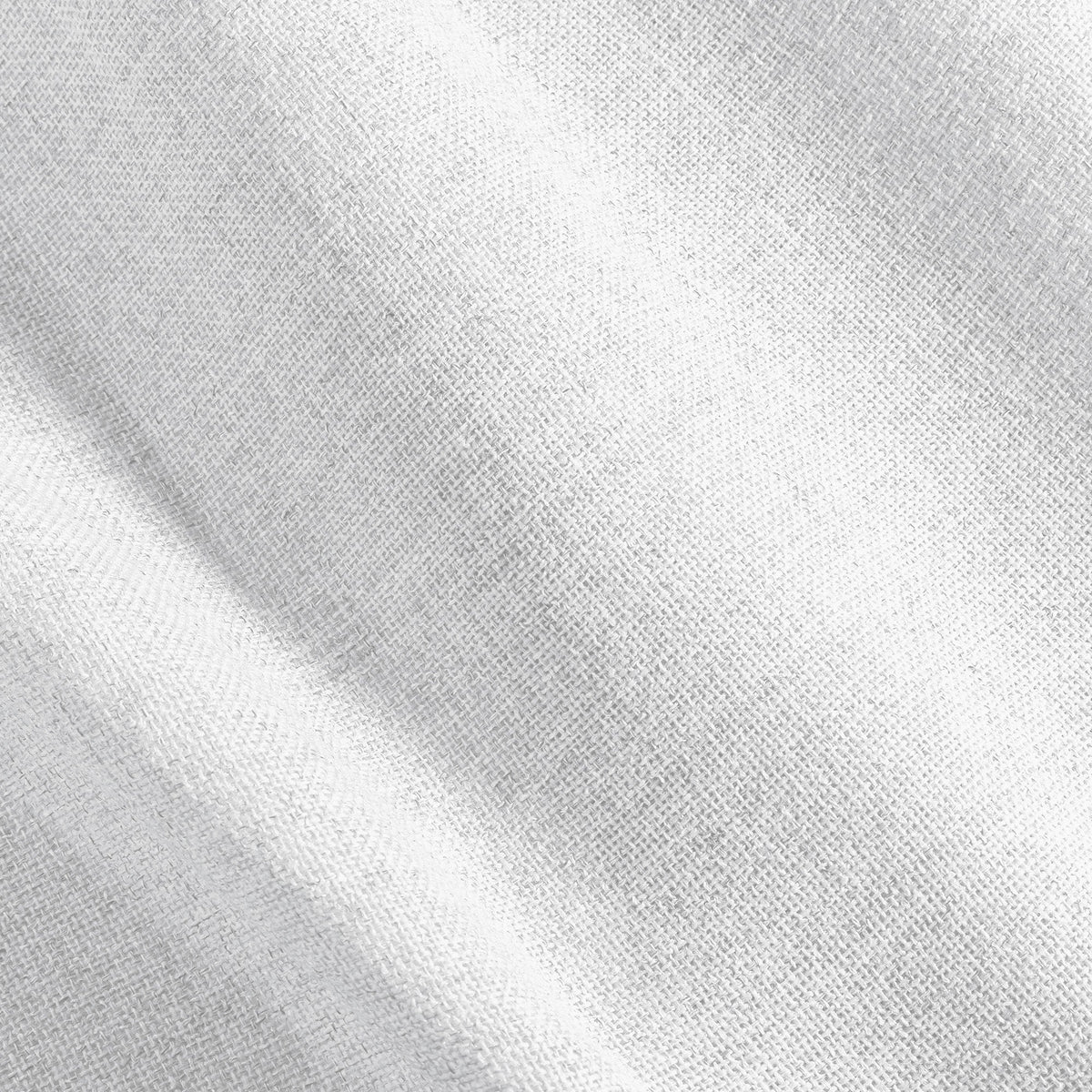White Textured Grommet Curtain Panel 54 x 84 inches, Light Filtering Privacy Window Treatment for Living Room & Bedroom