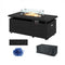 51 Inch Propane Fire Pit Table with Removable Lid