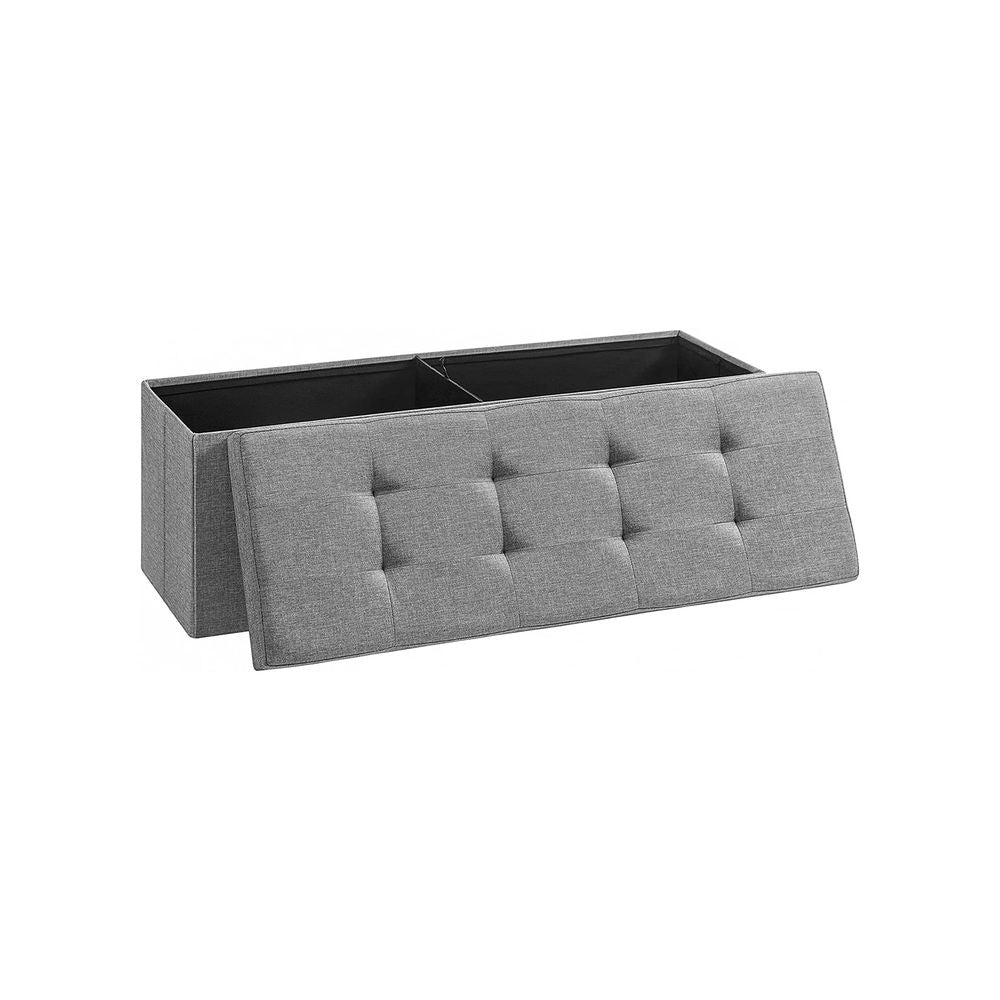 SONGMICS MAZIE Collection 43'' Folding Storage Ottoman Bench 