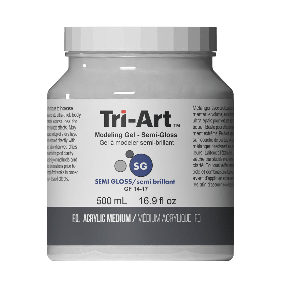 Tri-Art Mediums - Modeling Gel Semi Gloss 