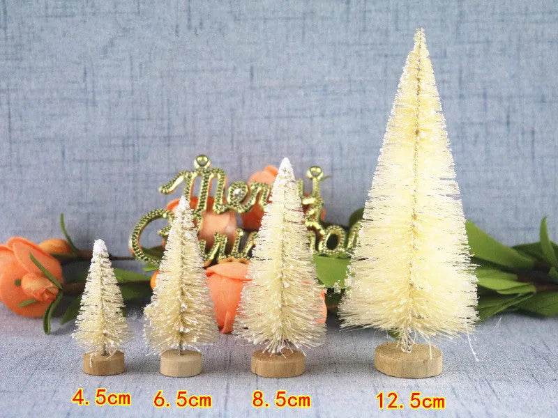 Blue Gold Silver And Red Mini Christmas Tree Ornaments 