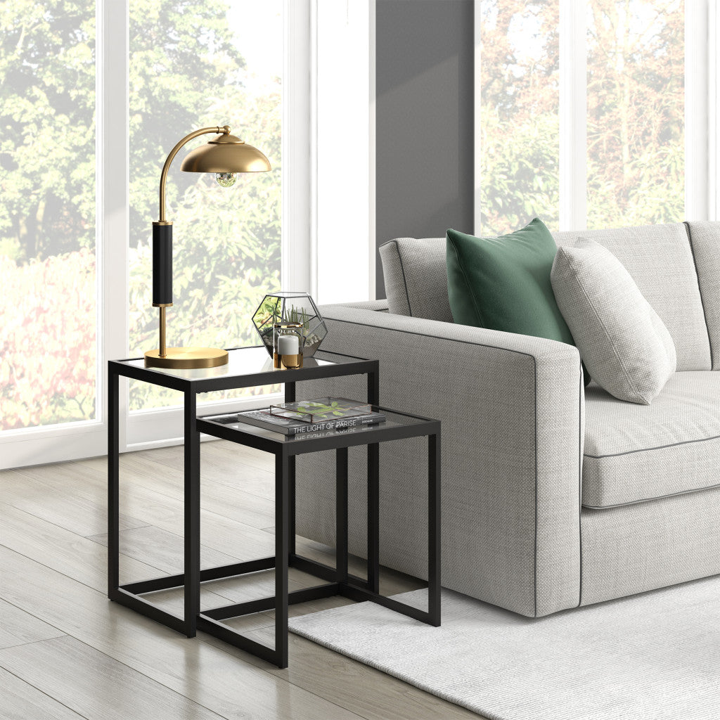 24" Gold and Black Metal Desk Table Lamp With Gold Dome Shade 