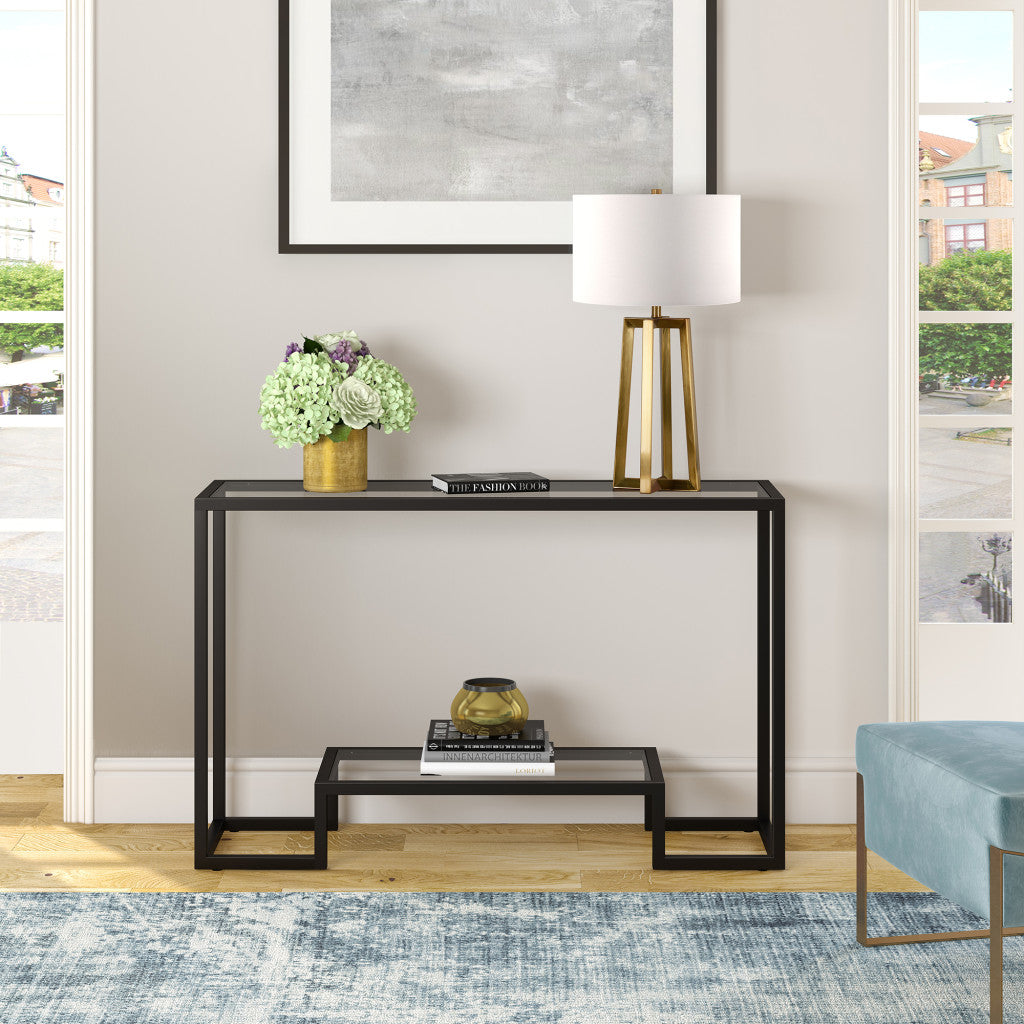 24" Brass Metal Table Lamp With White Drum Shade 