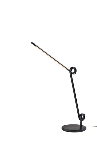 35" Black Metal Novelty Desk LED USB Table Lamp 