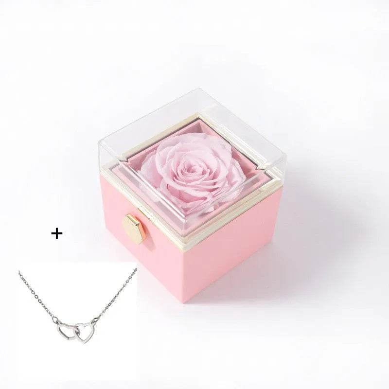 Acrylic Ring Box Valentine's Day Proposal Confession 