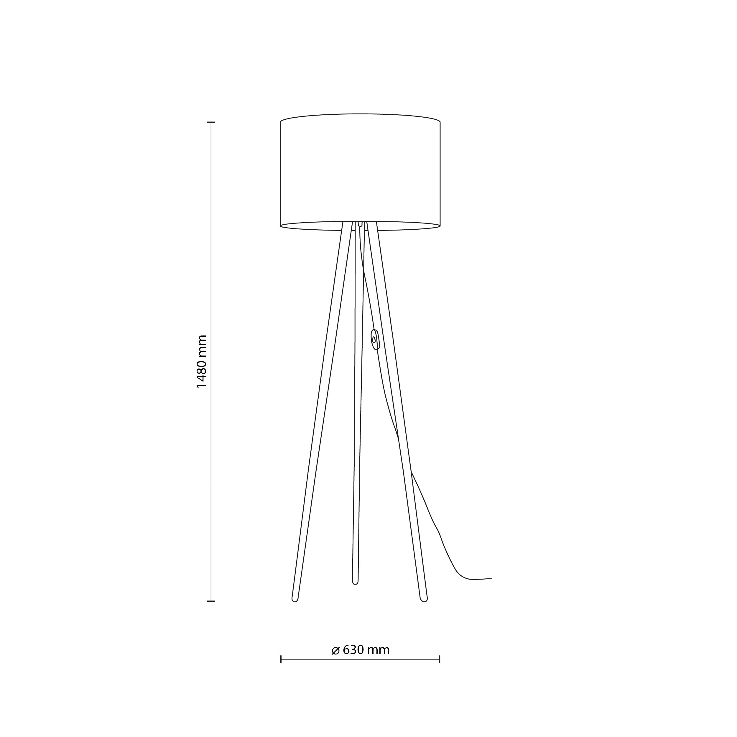 TOKYO Floor Lamp for Living Room, Bedroom & Reading Nook – Scandinavian Minimalist Design (Clearance)