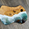 10” x 7”  Serve your favourite snacks to your guests with this stunning&nbsp;Olive Wood&nbsp;Ocean Inspired board.