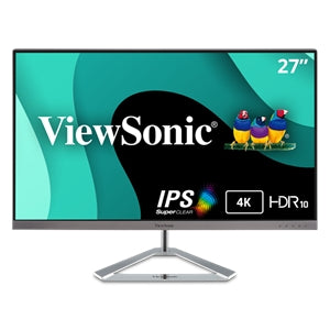 ViewSonic VX2776-4K-MHDU 27" Class 4K UHD LCD Monitor - 16:9 - Silver 
