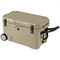52 Quart Portable Hard Cooler with 6-Day Ice Retention and Wheels-Khaki
